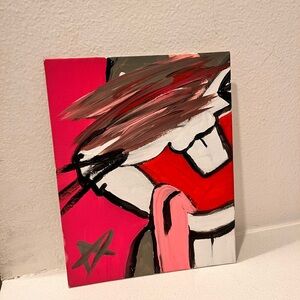 Abstract Bugs Bunny Art Canvas